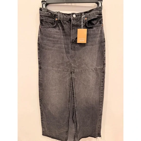 Reformation Tazz Maxi Denim Skirt - Liman Wash (Size 26) - Picture 1 of 4